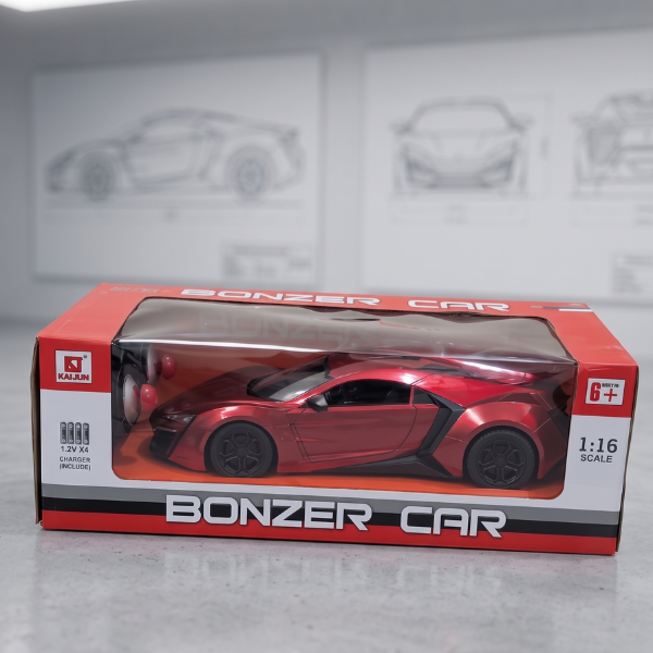 Bonzer Car 1:16 Scale Remote Control Sports Car
