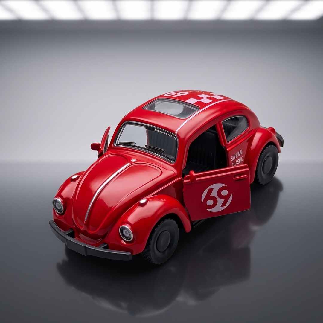 Mini Volkswagen Beetle Classic Die-Cast Model Car