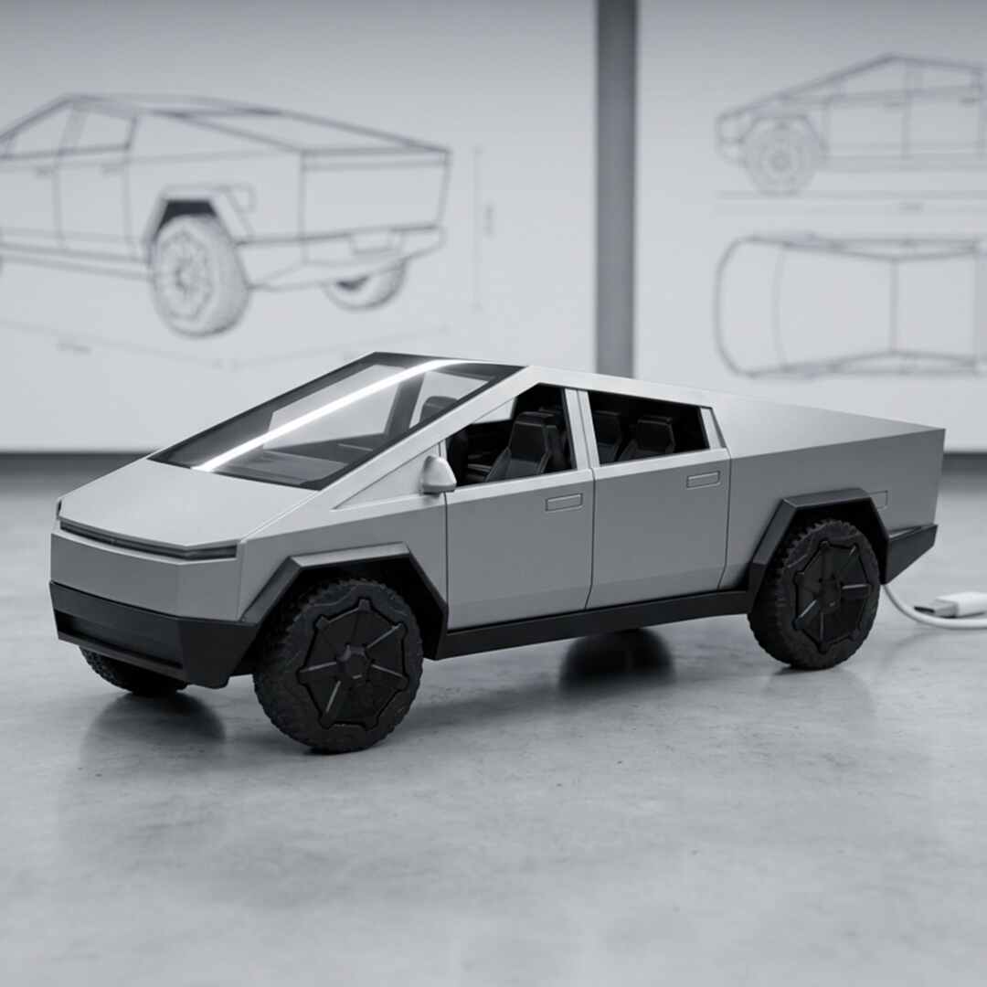 Cybertruck - Style RC Pickup Truck