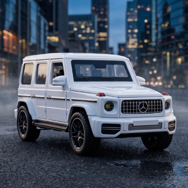 Mercedes-Benz G-Class V12 Die-Cast Model Car (White) No.SR-3201B